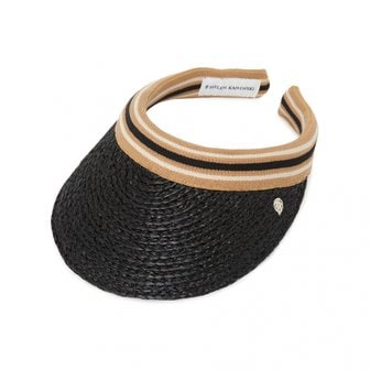 헬렌카민스키 [부산점] 마리나 여성 바이저 HAT50318 CHARCOAL BLACK STRIPE