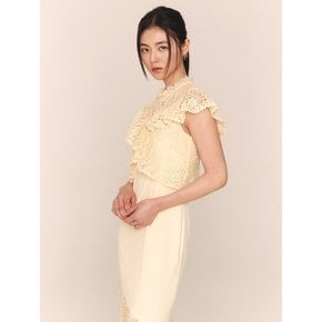 Kino / Lace Block Long Mermaid Dress