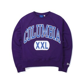 CUT XXL LOGO WOMENS TERRY SWEATSHIRTS 빈티지퍼플