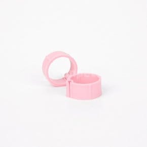 심플 앵무새 발목링 12mm 1P 플라스틱오픈링 암수구별