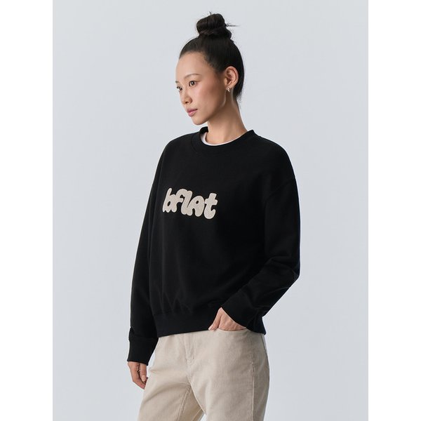 그래픽 스웻셔츠 (Black)