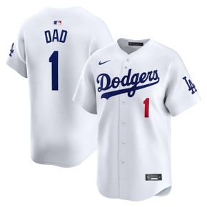 [해외] 1067692 나이키 MLB LA 다저스 1 Dad 홈 리미티드 저지 화이트