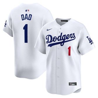 나이키 [해외] 1067692 나이키 MLB LA 다저스 1 Dad 홈 리미티드 저지 화이트