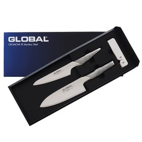 GST-B57 GLOBAL 삼덕(16 cm) 3점 세트 올 스테인리스 일본제