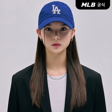 MLB [코리아공식] N-COVER 언스트럭쳐 볼캡 LA (Navy)