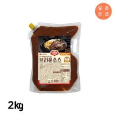 롯데 델가 브라운소스 2kg / 불고기맛소스 실온 대용량