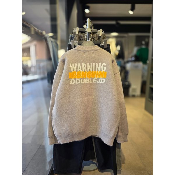 [시흥점] 펭귄 빅 오버핏 헤비니트(남여공용)/JGZZ51C06GY