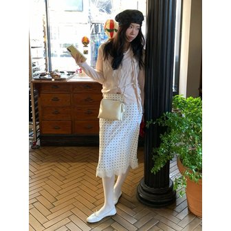 샤드라마 [4차 REORDER] LE DOT LACE SKIRT [WHITE] / 2COLOR