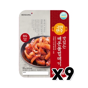 보승 맛있는 매운불껍데기 간편조리안주 200g x 9개