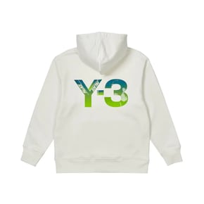 팔라스 Y-3 로고 후디 화이트