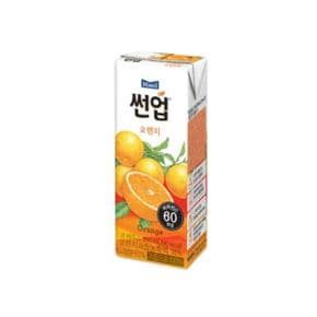 썬업 오렌지 200ml x24팩x3 박스