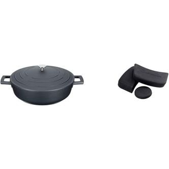  영국 마스터클래스 냄비 MasterClass MCMCASS3PC Pan Handle Sleeve Set for Cast Aluminium Cas