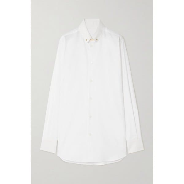 Thea 장식 코튼 옥스포드 셔츠 46376663162909481