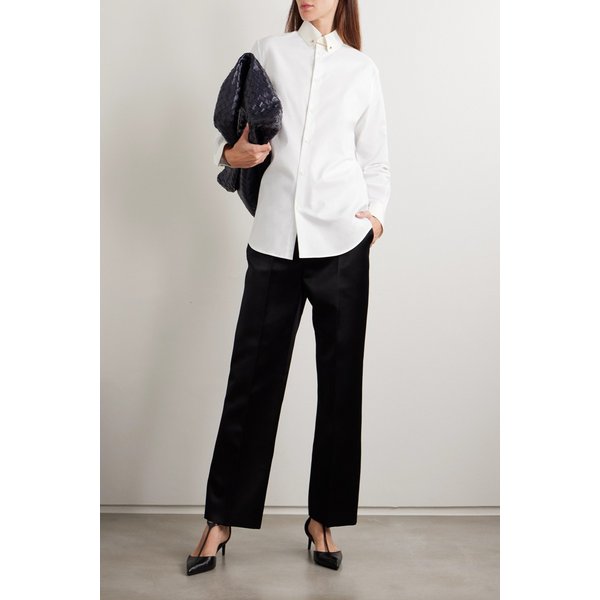 Thea 장식 코튼 옥스포드 셔츠 46376663162909481