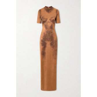 아크네스튜디오 두에다 프린트 저지 미디 원피스 46376663163060155