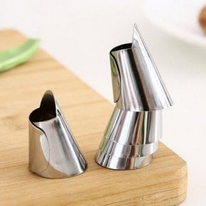 스텐 손톱보호 엄지 골무 손가락 칼 보호가드 1P DD-12066