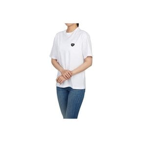 칼하트윕 하트 패치 여성 반팔티셔츠 I032318 00AXX