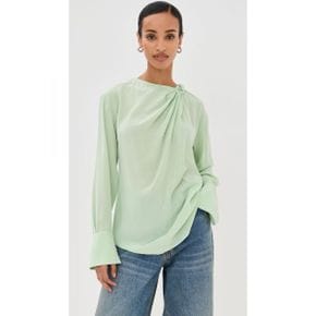 5616843 Victoria Beckham Twist Detail Scarf Top