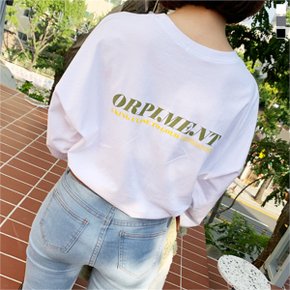 오피먼트 오버핏 긴팔 티셔츠 남여공용 빅사이즈 긴팔티 긴소매_P067733213