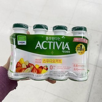  풀무원 액티비아 스무디요거트 딸기 바나나 150ml x 4개 코스트코