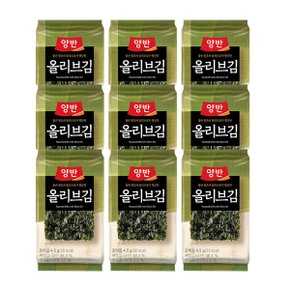 양반김 올리브김 식탁김 (9매입 x 9P) 1개