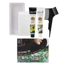 은은한샴푸향 코팅칼라크림 헤어염색약 150g 진한갈색