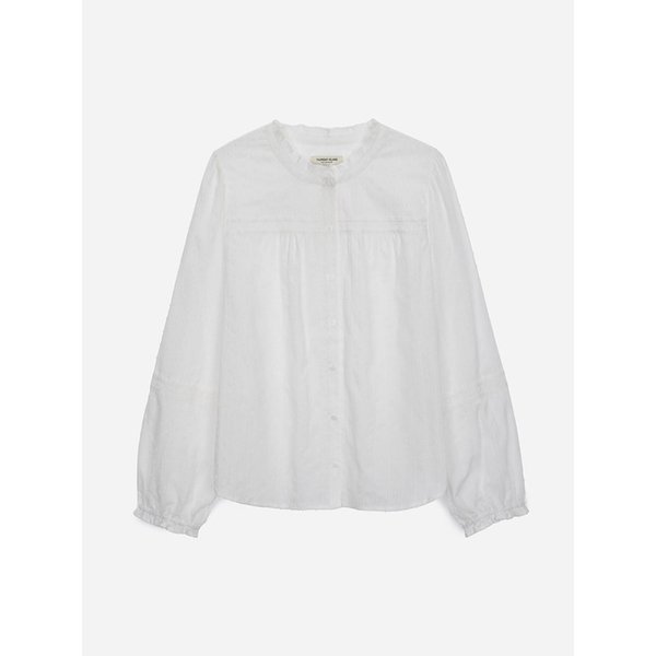 조직감 롱 블라우스_T256MBL131W