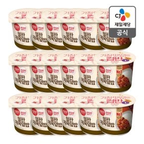 [CJ직배송] 햇반 컵반 철판제육덮밥256G (18입)