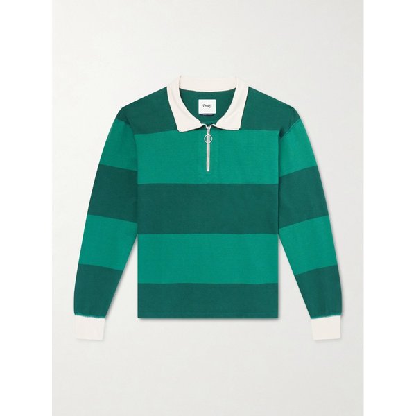 드레익스 스트라이프 코튼 저지 하프 집업 폴로 셔츠 46376663163066471