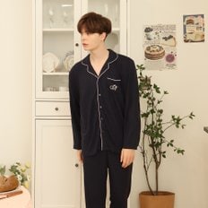 [엘리가모] 남성 라인 쟈가드9부잠옷 NY_MC3SH28589
