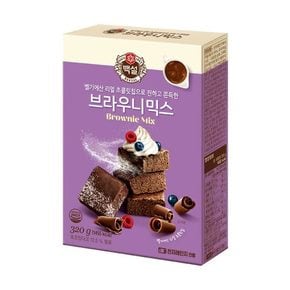 백설 브라우니믹스 320g