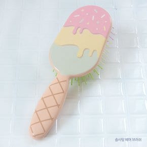 아이스크림 헤어브러쉬_솜사탕