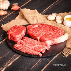 [산지직송]횡성순한우 1등급한우후레쉬 등심(구이용+스테이크용) 500g