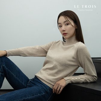 르투아 [LE TROIS]24FW 르투아 슬릿 터틀넥니트 4종