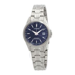 4832443 Citizen Eco-Drive Perpetual World Time Blue Dial Ladies Watch