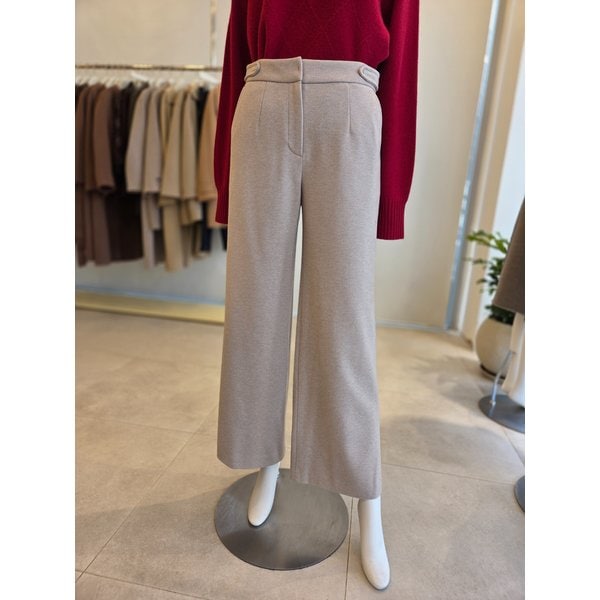 [여주점] [더 아이잗] 여성 헤링본 와이드핏 슬랙스 팬츠(IRBM0SL811)