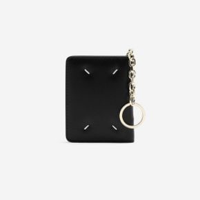 메종 마르지엘라 카프스킨 키링 지갑 블랙 Maison Margiela Keyring Calfskin Wallet Black