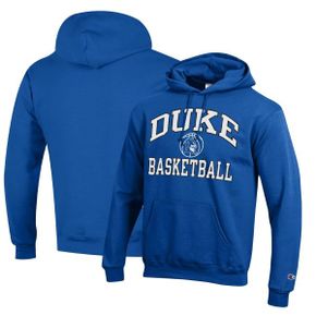 4876659 Champion Mens Royal Duke Blue Devils Basketball Icon Powerblend Pullover Hoodie