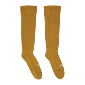 다크쉐도우바이릭오웬스 옐로우 코튼 니삭스 DA01D1470 SOCKC 4211 Mustard /Milk