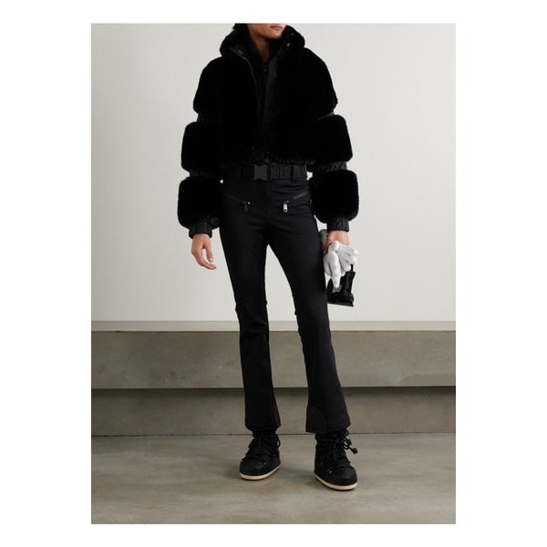 골드버그 리에케 벨트 인조 퍼 스키 수트 블랙 1647597341858628