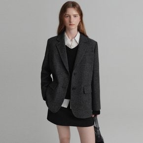 소이 울 싱글 자켓_차콜 헤링본 / SOY WOOL SINGLE JACKET