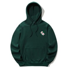 KOREAN FLOWER LOGO 후드티 - 그린