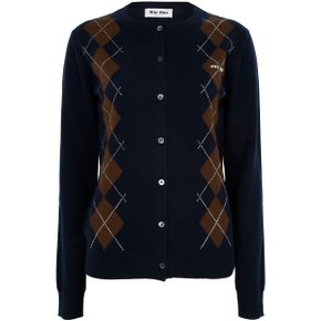 [부산점] 25FW 블루 아가일 캐시미어 카디건 MMF988 174B F0008