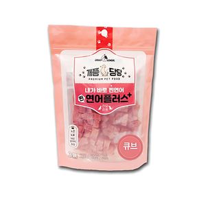 도기스쿨 강아지 간식 연어스틱/슬라이스/큐브 200g