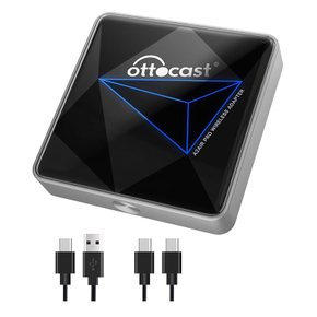 공식 Ottocast 오토캐스트 A2AIR Pro 무선 Android Auto 접