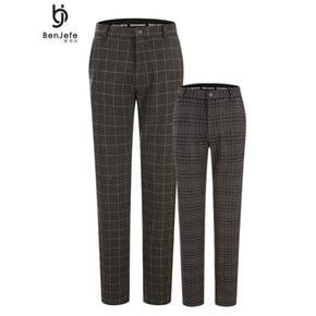 BQ5MMSL202 남성 T/R CHECK 팬츠