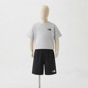 노스페이스 키즈 키즈 데일리 모션 세트 MELANGE_GREY NT7US21T