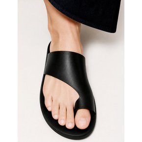 베일 토 포스트 슬라이드_블랙 / VEIL TOE POST SLIDE _BLACK