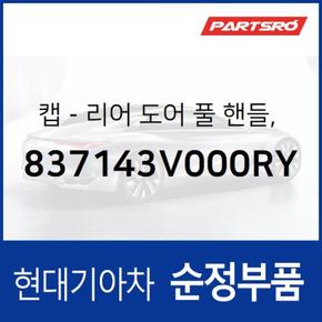 순정 리어 도어 풀 핸들캡, 좌측 (837143V000RY) 그랜저HG, 아슬란, 그랜저 하이브리드 현대모비스부품몰