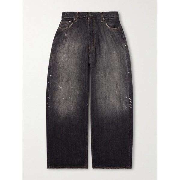 2023 페인트 스플래터 디스트레스 와이드 진 46376663162969835